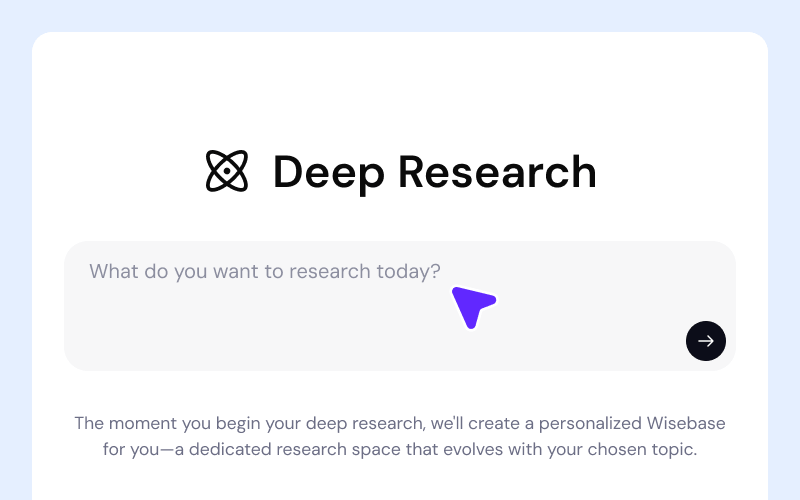 Anna kysymyksesi Sider Deep Researchiin